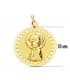 Médaille Vierge ajourée 18 K 18 mm