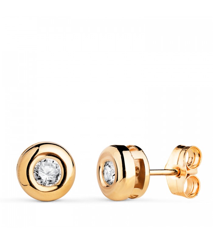 Orecchini punto luce Delicia Diamanti 0,300 ct oro 18Kt, gioielli donna.
