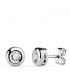 Boucles d'oreilles Délice Diamants 0.300 Ct. Or blanc 18K. Puces d'oreilles pour femme.