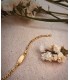 Pulsera personalizada con nombre para bebé, regalo bautizo.