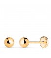 Boucles d'oreilles or jaune Emma 5 mm 18 Carats