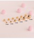 Boucles d'oreilles or jaune Emma 6 mm 18 Carats