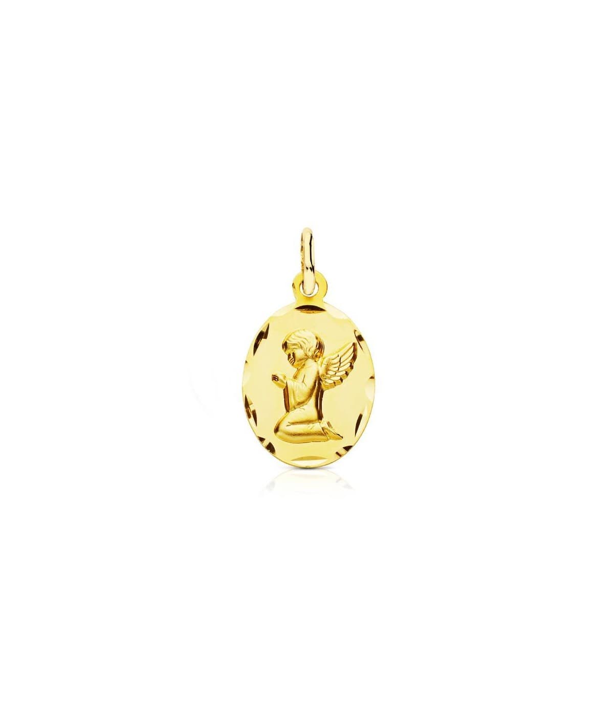 Médaille Angelot facettée 18 Carats