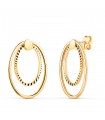Pendientes aros Nilo oro amarillo 18 K