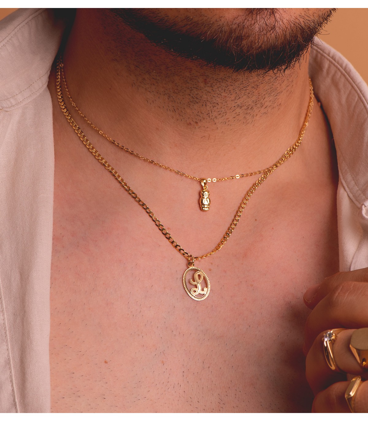 Ciondolo Gufo oro giallo 18kt 14mm, ciondoli donna e uomo, regalo laurea portafortuna.