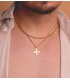 Pendentif Croix des templieres Or 18 K 22 mm, croix pour hommes dans la bijouterie en ligne.