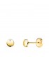 Pendientes bebé redondos Mónica Oro 18k 4,5mm