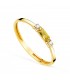 anillo de oro amarillo con citrino