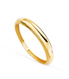 Ring mit Wölbung und polierter Oberfläche 3 mm - Damenring Modell Florida