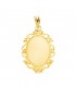 Médaille Vierge Miraculeuse Or 375 23mm, dos à graver