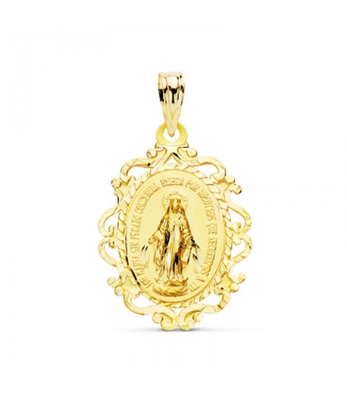 Wunderbare Medaille aus 9K Gold 9KP6280-323
