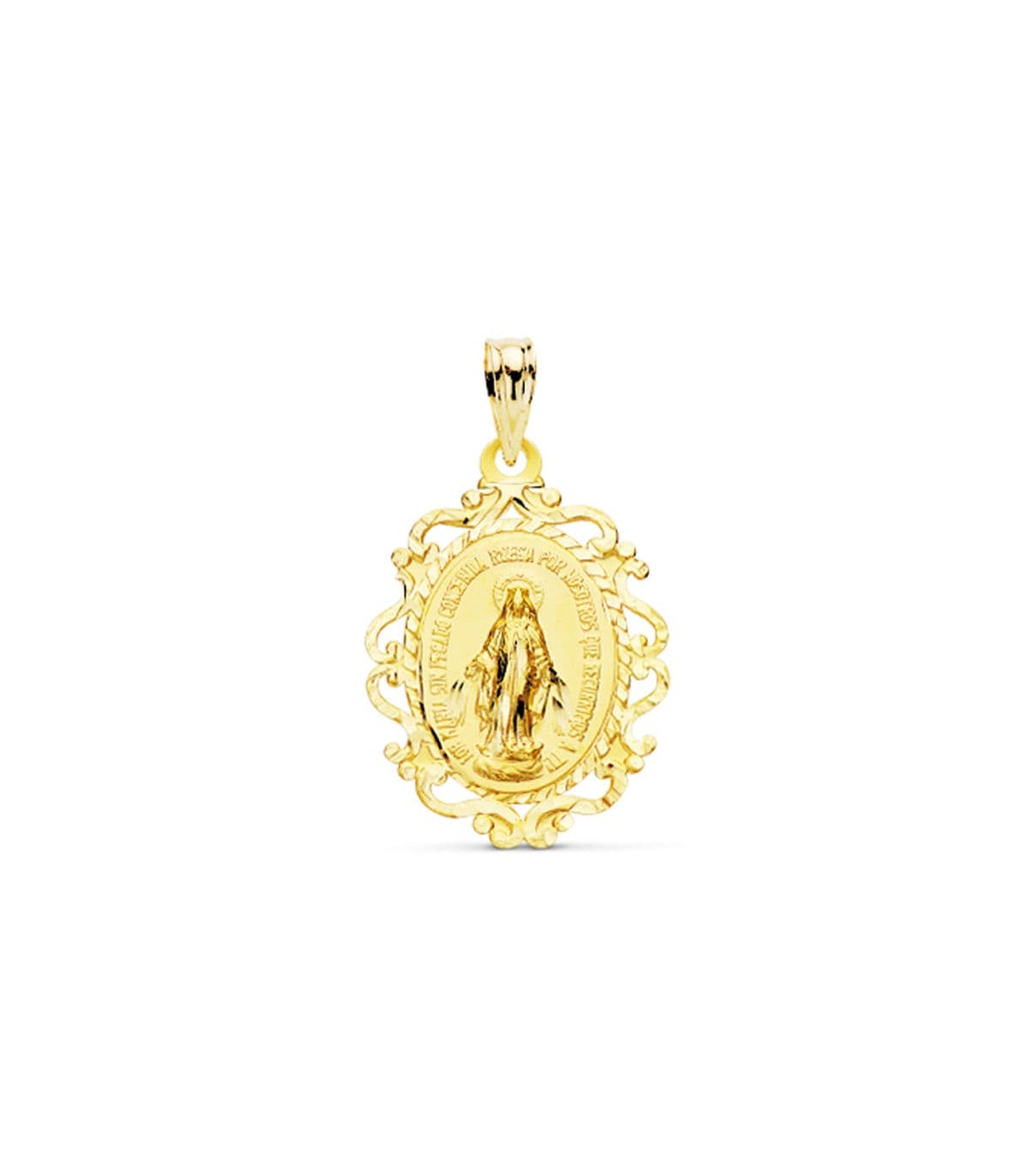 Médaille Vierge Miraculeuse Or 375 23mm