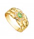 Anillo Panter Oro Amarillo 18K Esmeralda