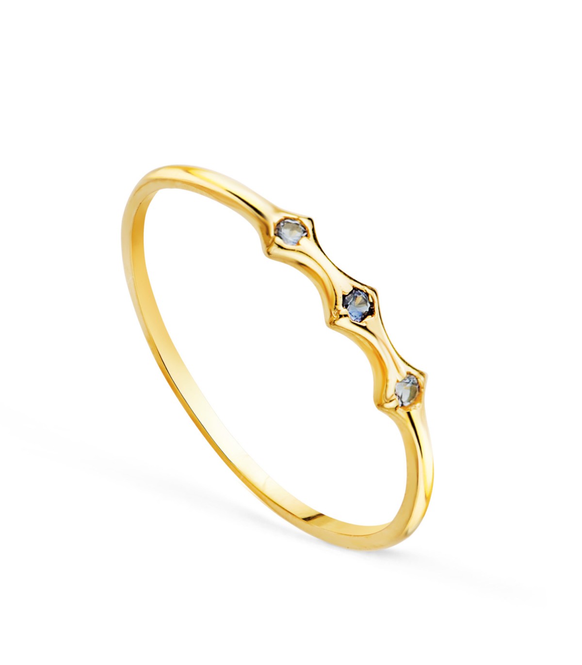 anillo fino de oro pamela