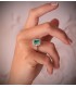 Anello Carrie oro 18kt smeraldo e diamanti