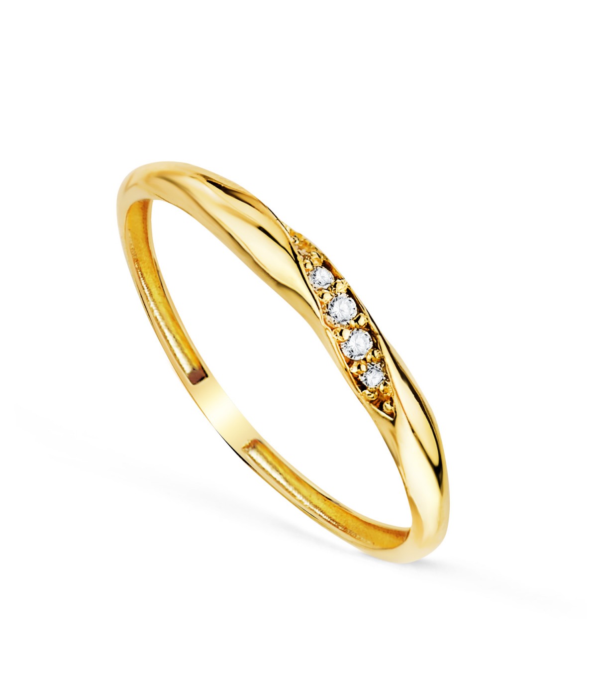 Bague diamants Whisper Or 18K 0.050 ct