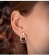 Pendientes aros Nilo oro amarillo 18 K. Aros de mujer en oro 18 kilates.