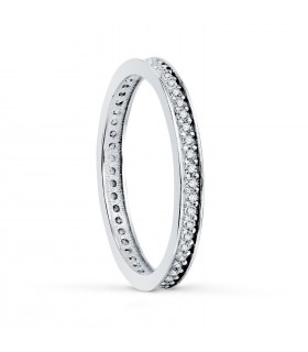 Fede nuziale Stefano 2 mm Oro Bianco 18Kt.
