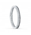 Fede nuziale Stefano 2 mm Oro Bianco 18Kt