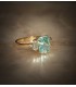 Anillo de mujer Montreal topacio paraiba Oro 18K