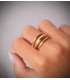 Bague jonc femme Florida or jaune 18K