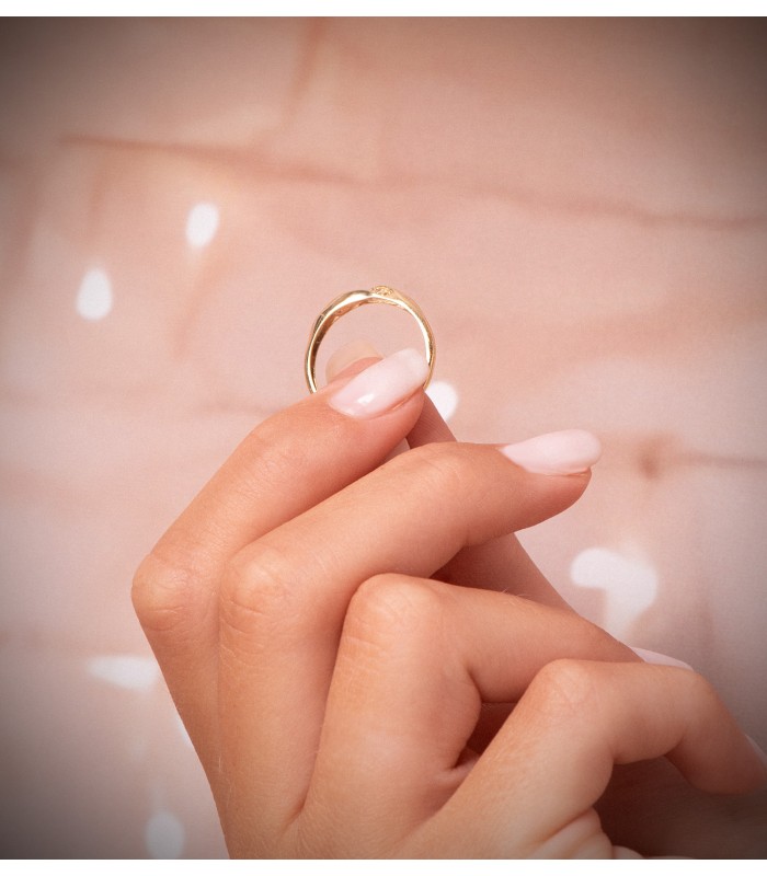 Anillo diamantes Whisper Oro 18K 0.050 qts