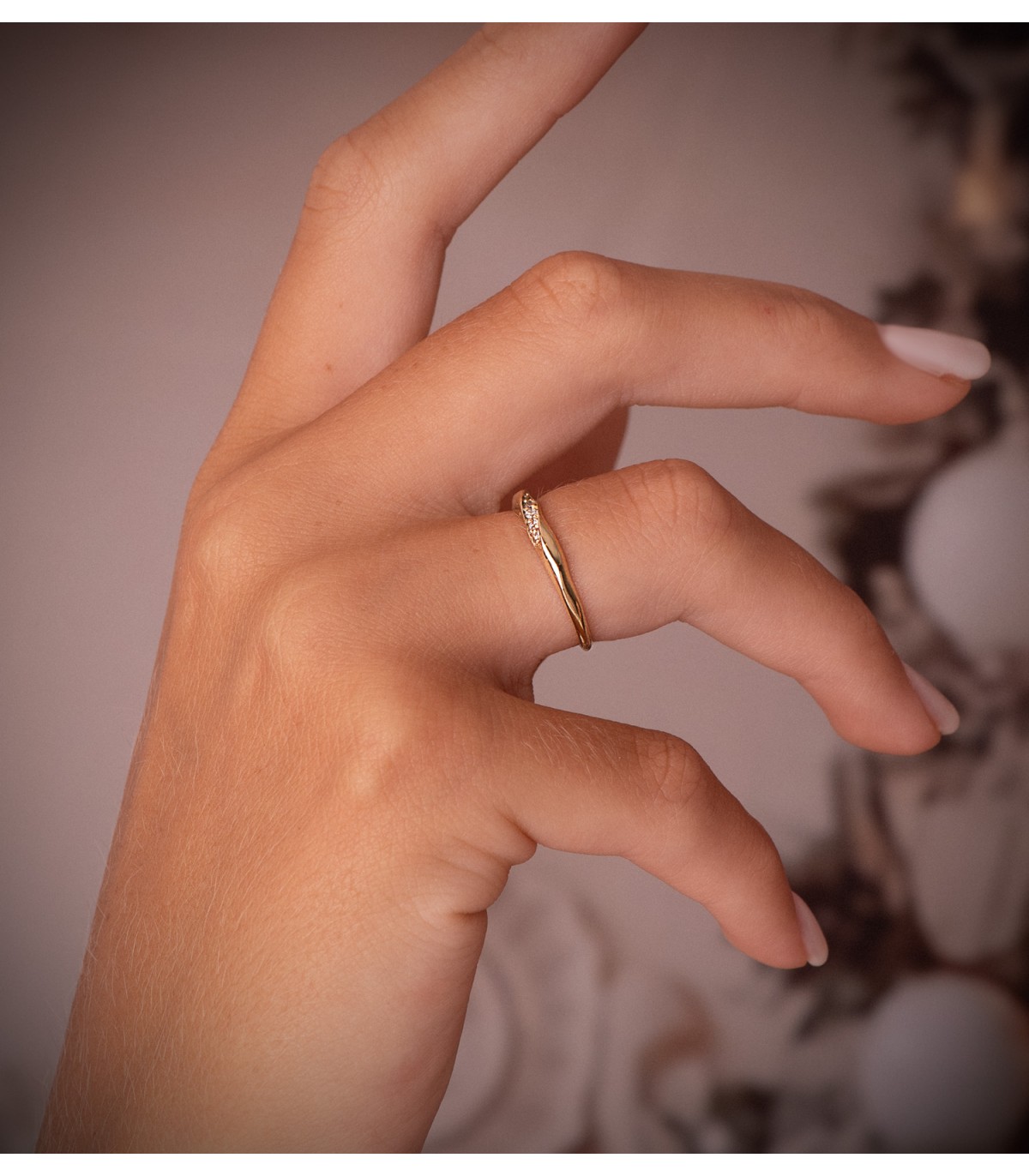 Bague diamants Whisper Or 18K 0.050 ct
