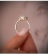 Bague femme Montréal topaze paraïba Or 18K