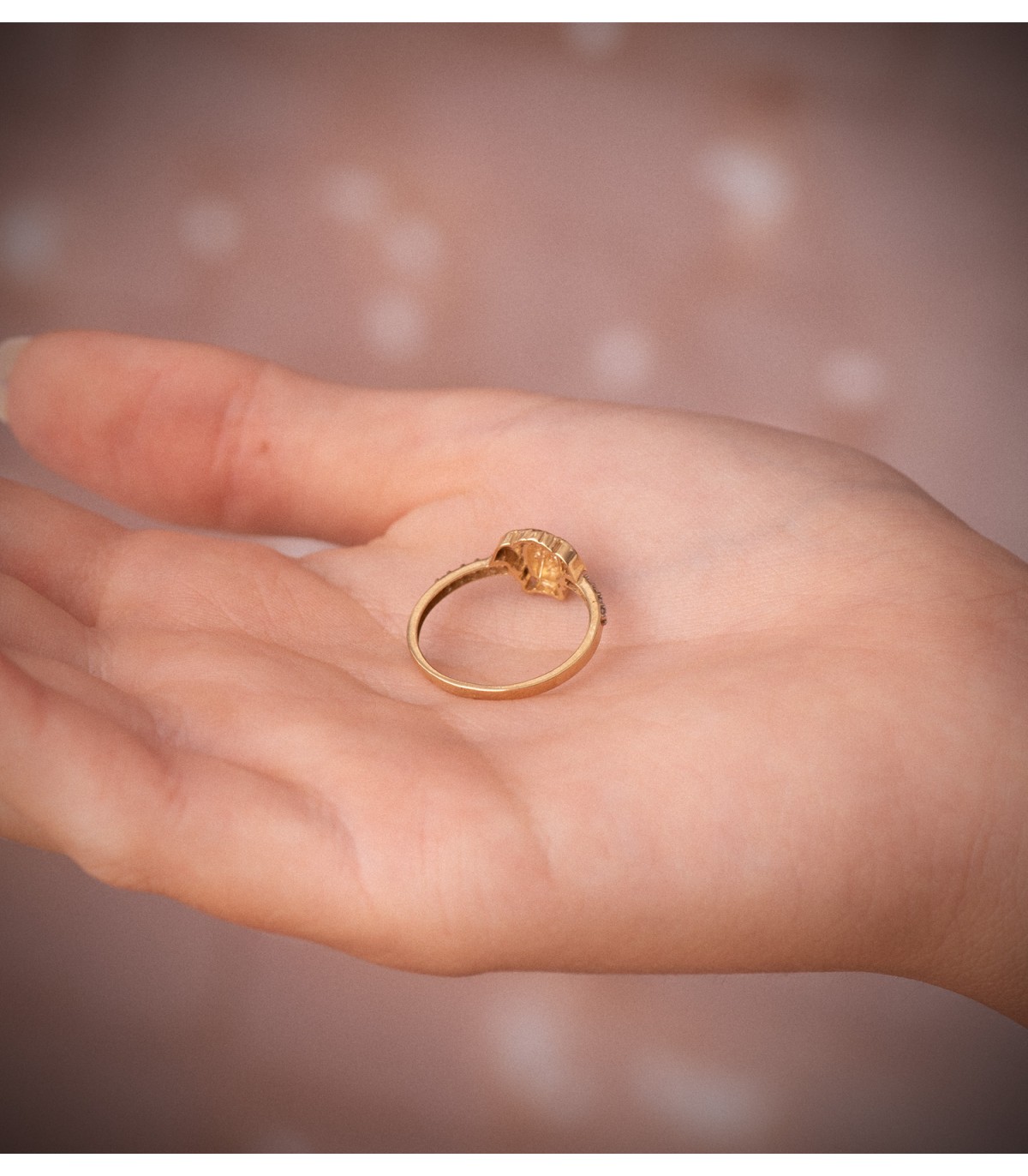 Bague avec tête de Méduse 2 ors 750, bagues femme avec gorgone