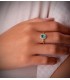 Sortija Esmeralda Johanna Oro Bicolor 18K