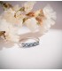 anillo de compromiso con topacio azul