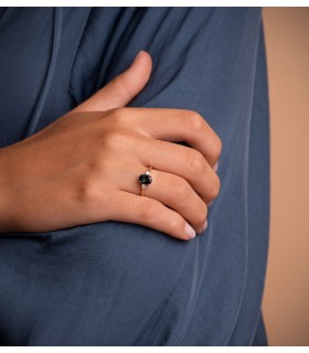 Anillo Topacio London Blue Glow Oro 18K - anillos con piedras preciosas, sortijas para mujer