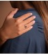 Anillo Topacio London Blue Glow Oro 18K - anillos con piedras preciosas, sortijas para mujer