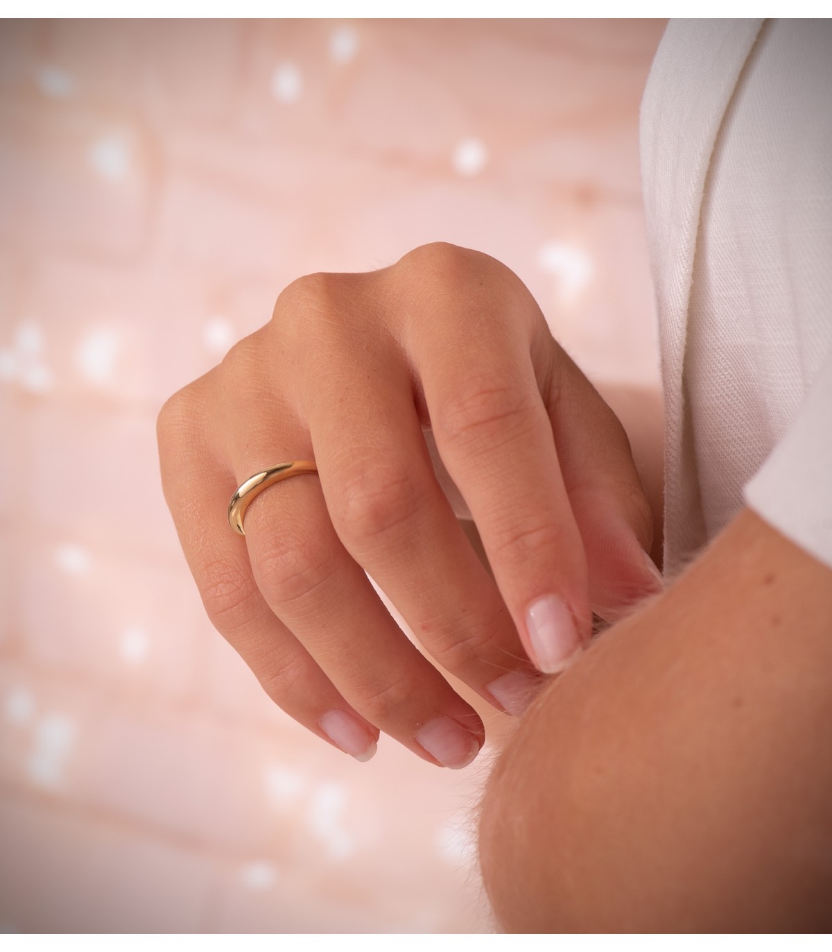 Bague en or Florida 3mm jaune 18 carats