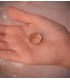 anillo de oro amarillo panter con rubi