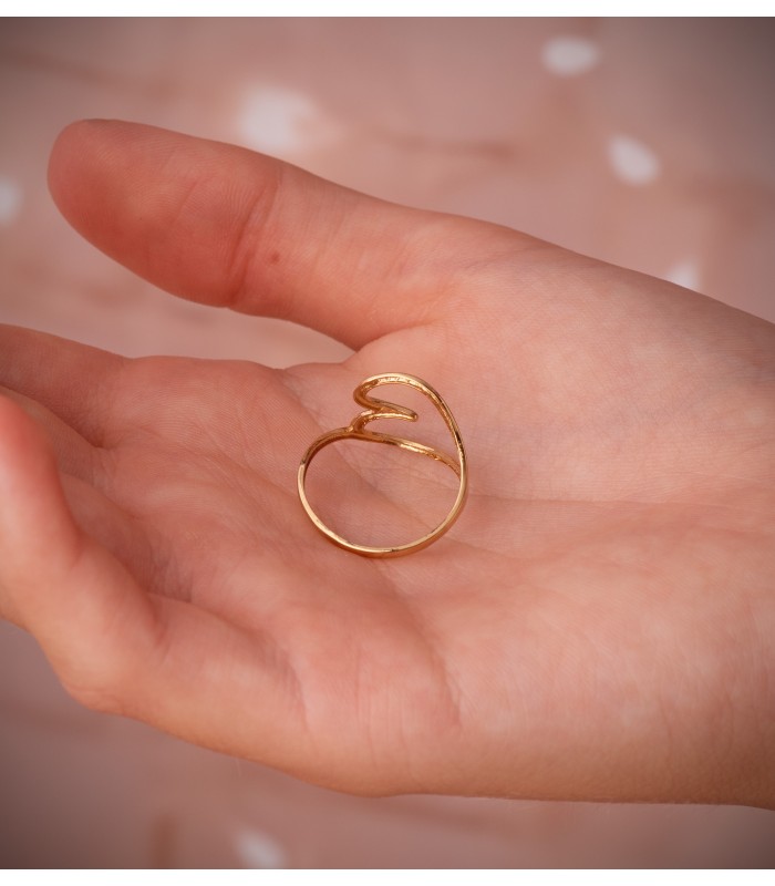 anillo de moda con corazon