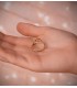 anillo de oro barato corazon
