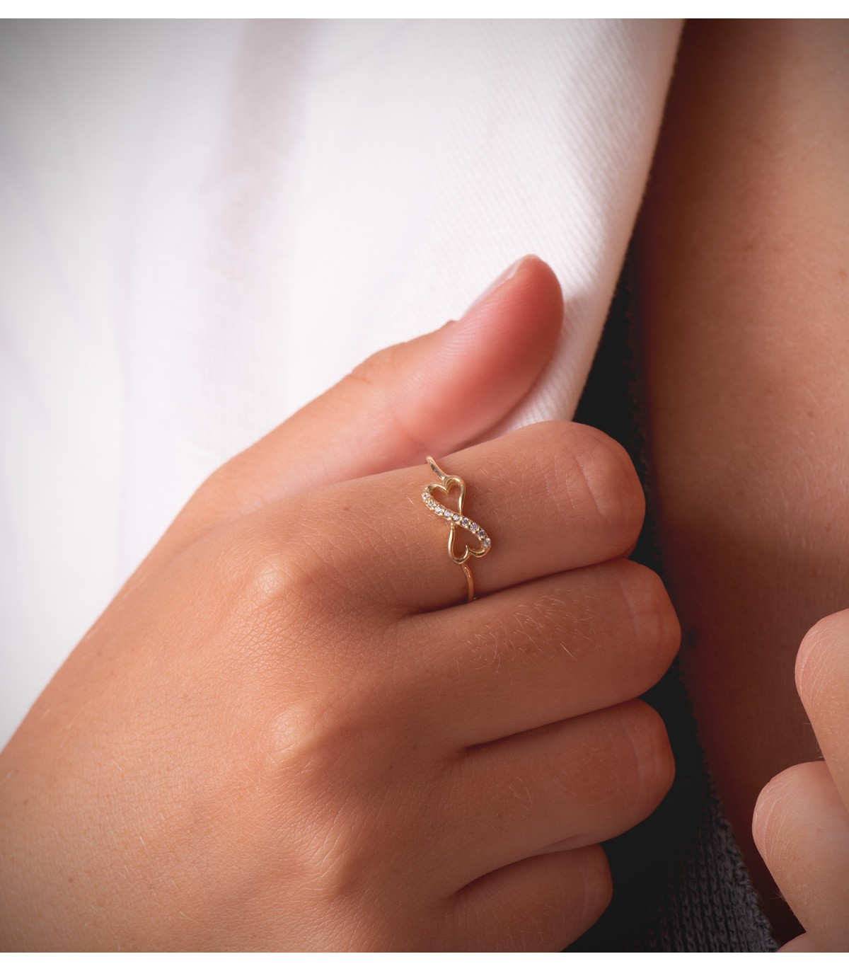 Bague Amore or jaune 750