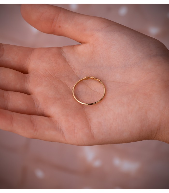 anillo fino de oro pamela