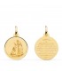 Médaille Bénédiction de Saint Françoise Oro 18K 18mm