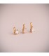 Pendentifs avec diamants in or jaune 750, cadeaux bijoux femme