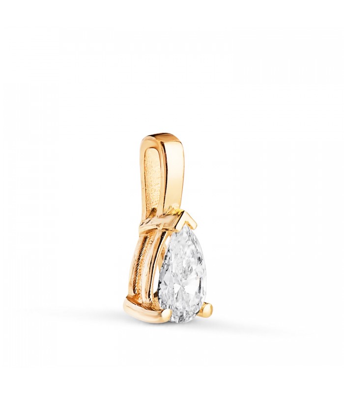 Colgante Diamante Fjall 0.356 quilates Oro 18 K, Collares diamantes mujer.