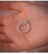 Nordlys - Anillo solitario de compromiso con Diamante 0.500 quilates y oro blanco 18 kilates