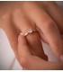 Bague solitaire diamant pour fiançailles. Collection bagues femme en or
