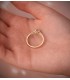 Anillo de compromiso con diamante en oro amarillo 18 kilates. Anillos de oro mujer.