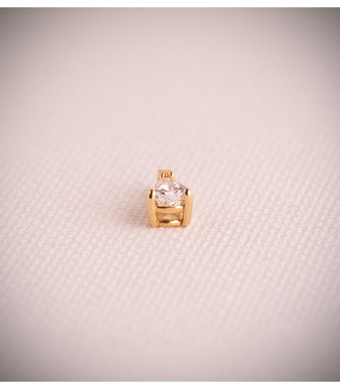 Ciondolo Diamante Fjall 0.356 ct Or 18 carati, collana per donna con diamanti