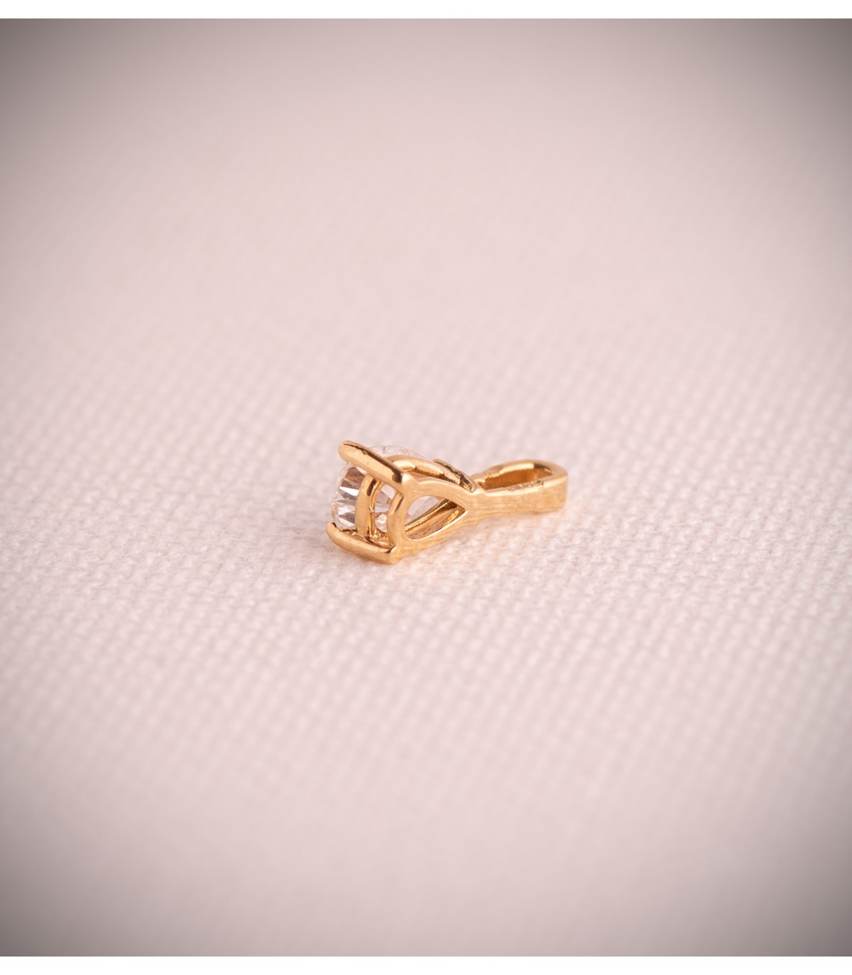 Ciondolo Diamante Fjall 0.356 ct Or 18 carati, collana per donna con diamanti