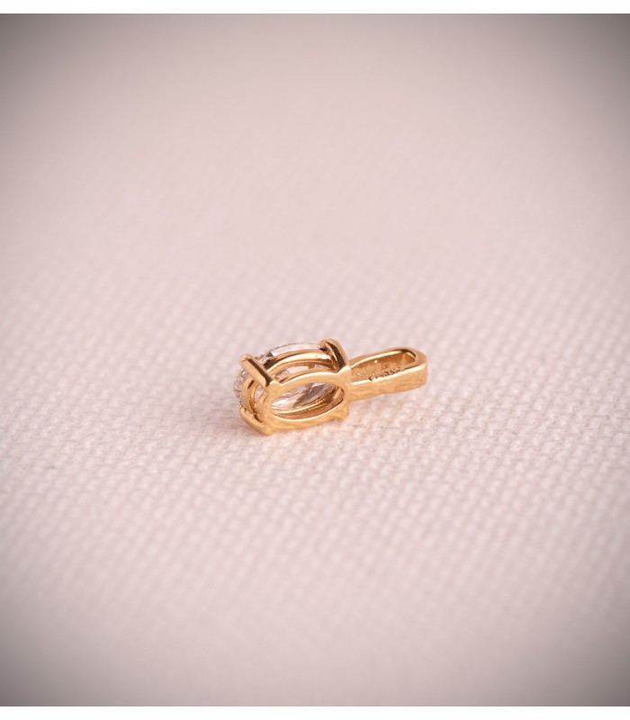 Ciondolo Diamante Skína 0.356 ct Or 18 carati, collana per donna con diamanti
