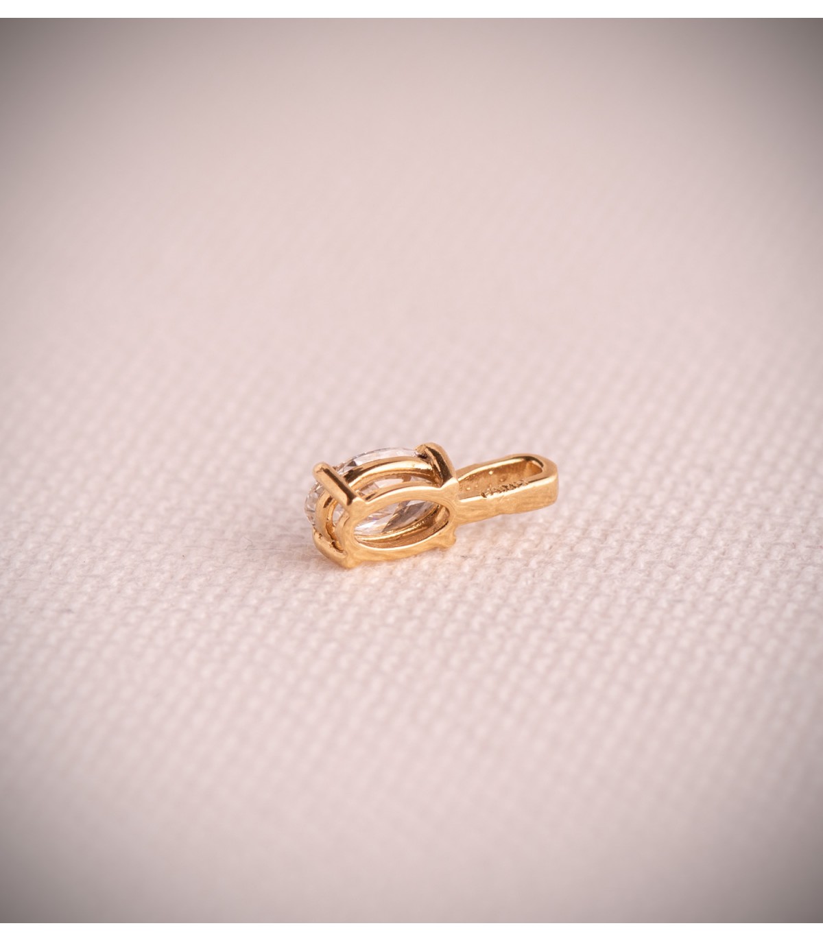 Colgantes con diamantes de oro amarillo 750, joyas regalo mujer.