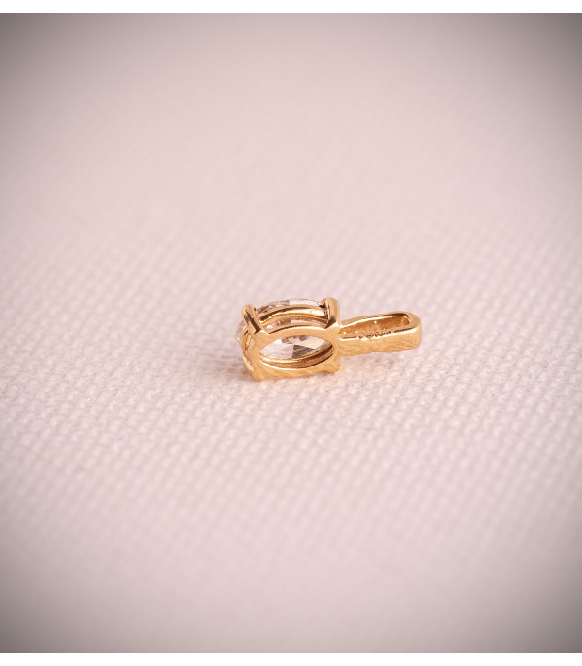 Colgantes con diamantes de oro amarillo 750, joyas regalo mujer.